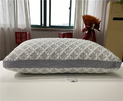 Blossom Snowflake Pattern Quilted Pillow